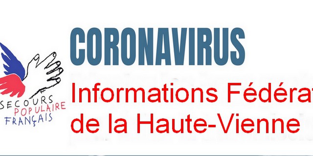 Informations Coronavirus-Fédération de la Haute-Vienne
